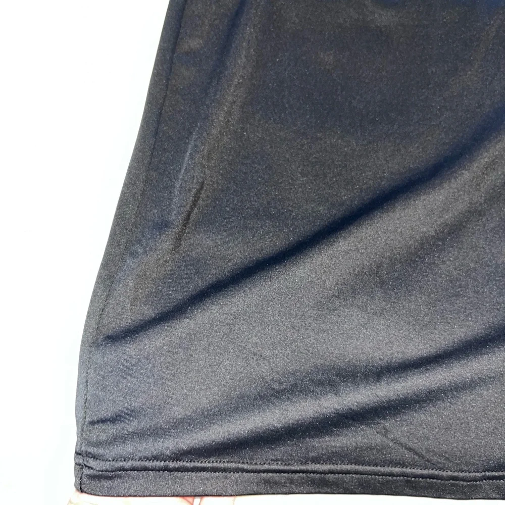 Fitted Slim Mini Black Dress LARGE Like New